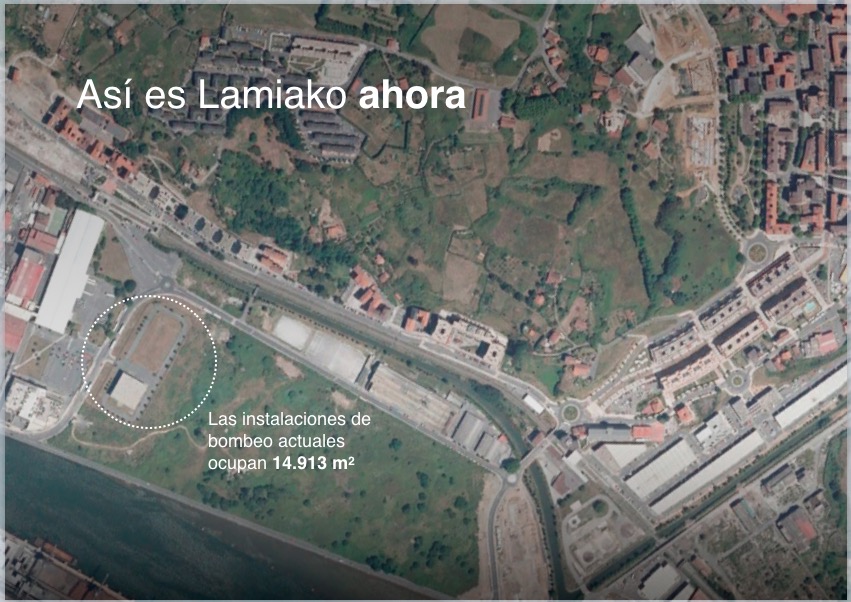 La nueva estación de desbordamientos de Lamiako en Leoia, minimizará la